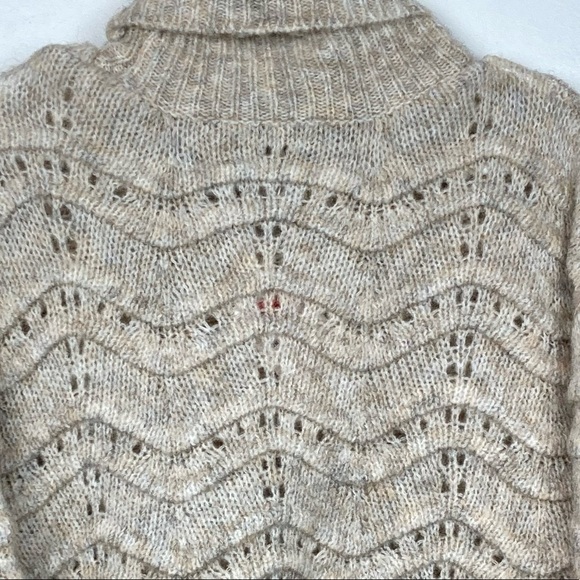 NWT * Nordstrom Oversized Chunky Longline Knit Cowl Neck Sweater in Oatmeal S/M - Picture 8 of 12